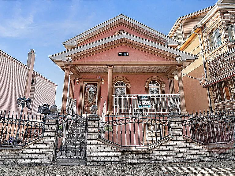 front of the house