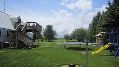 View of back yard