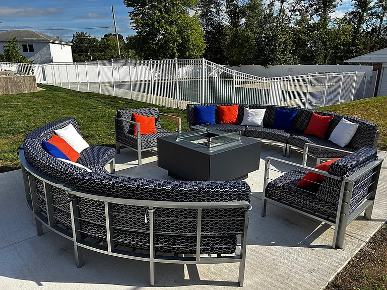 Outdoor Seating With Fire Pit