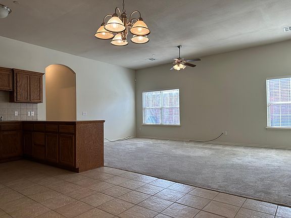 living room from the dining area