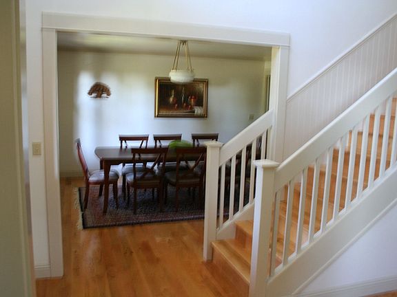 looking into dining room