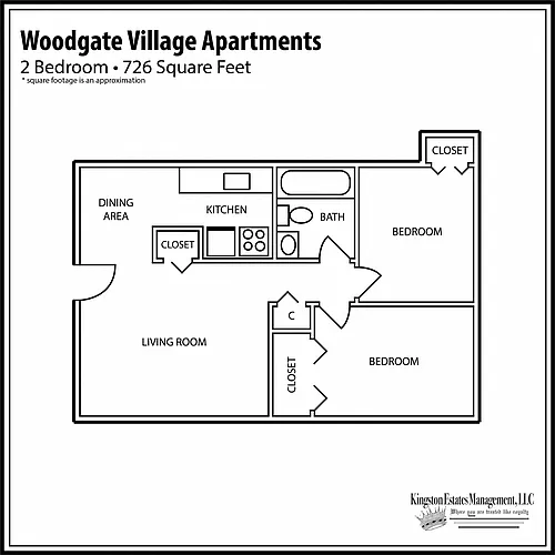 Floor plan 2 Bedroom