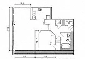 Floor plan CLOV - F1-950