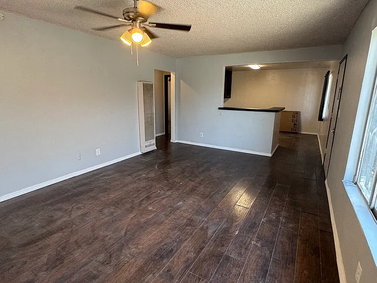 Living room to kitchen