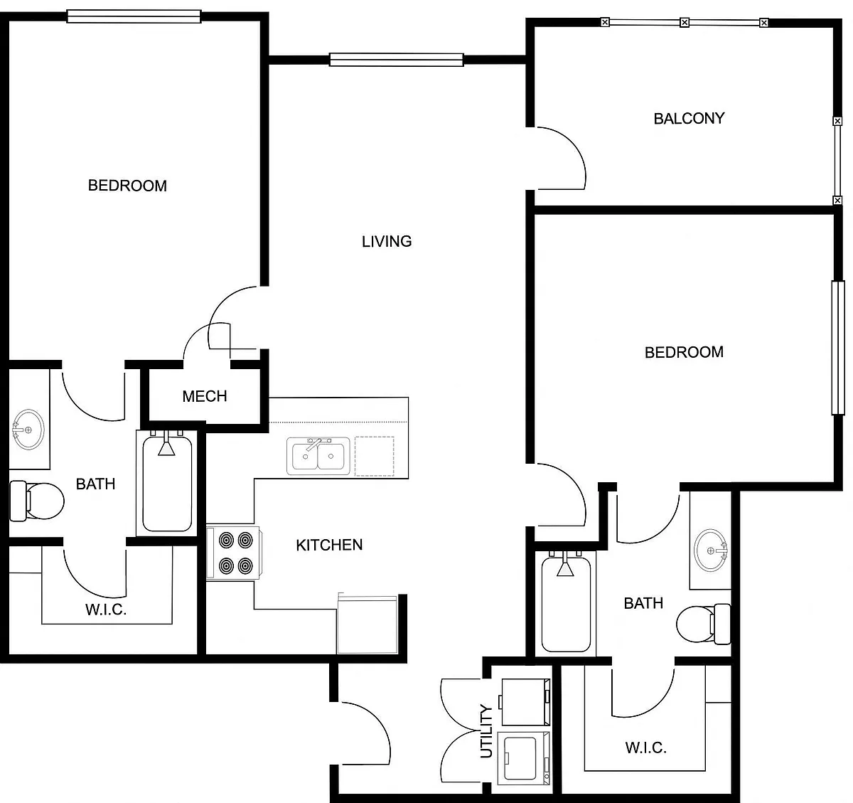 Floor plan The Brookhaven