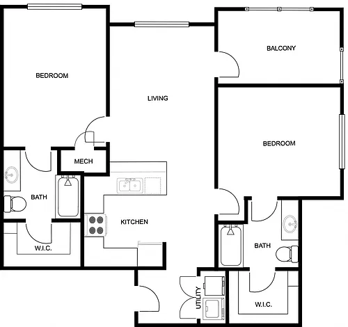 Floor plan The Brookhaven