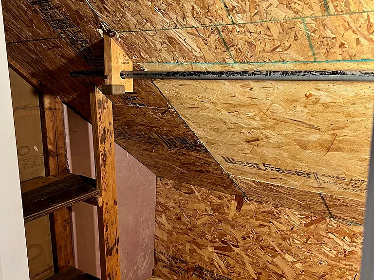 Attic space for storage