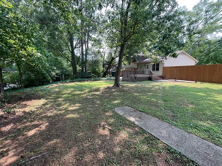 Backyard - wide angle