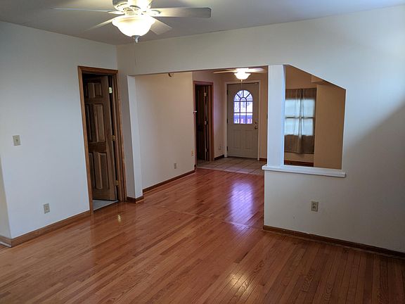 entry foyer and dining area