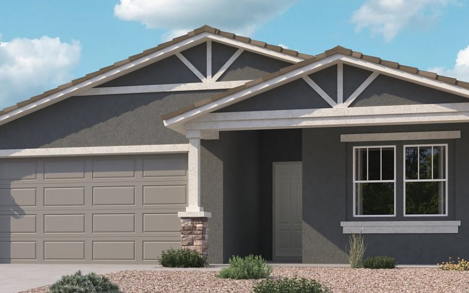 Exterior elevation rendering
