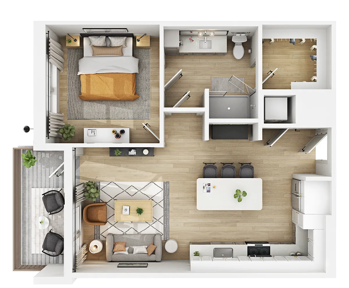Floor plan A21