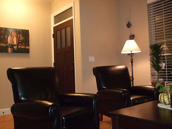 Entrance and living room