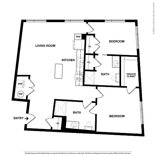 Floor plan B8 ADA