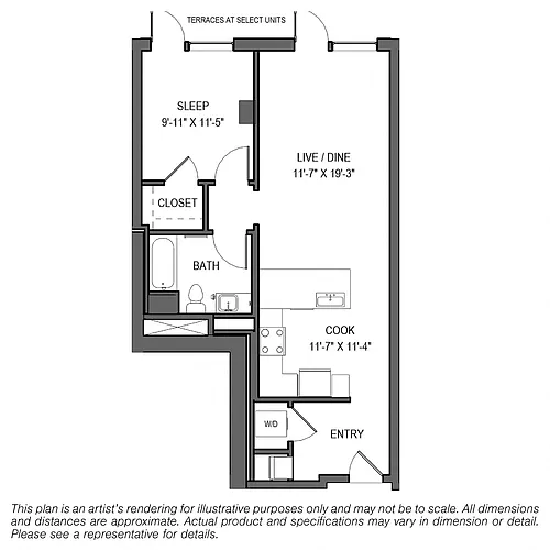 Floor plan A1B