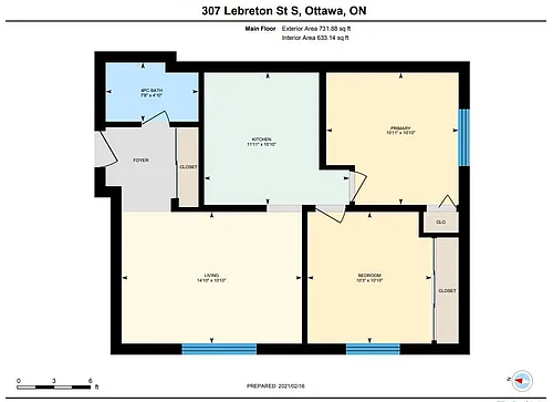 Floor plan 2 Bedroom