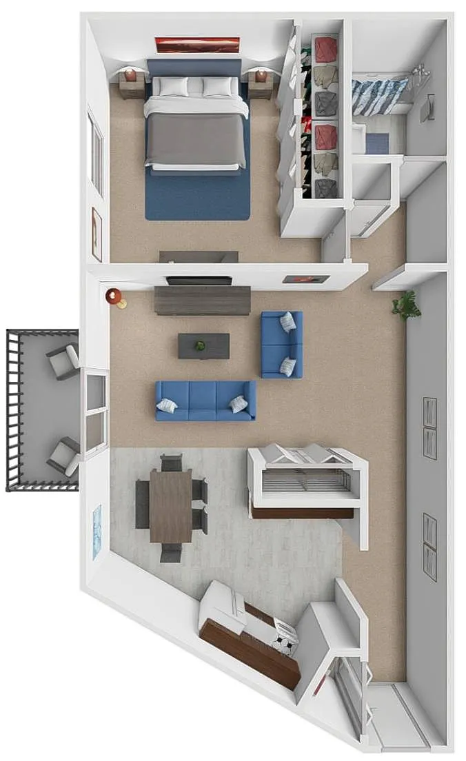 Floor plan Hiawatha