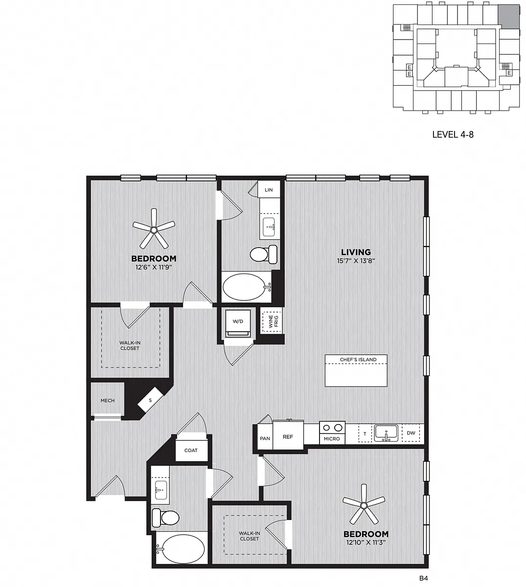 Floor plan B4