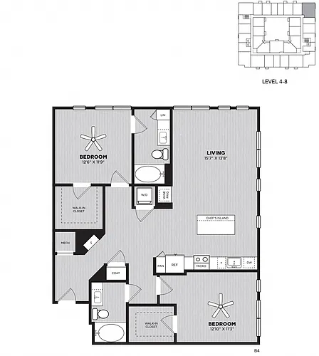 Floor plan B4