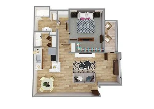 Floor plan 1X1