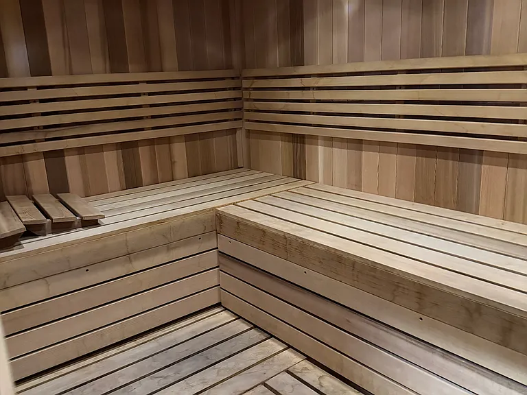 newly renovated sauna