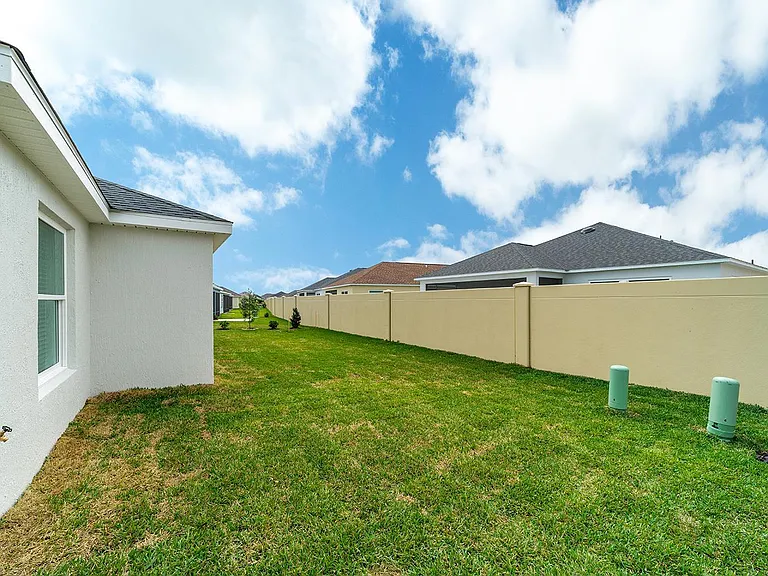 Private space for outdoor entertainment and family activities.