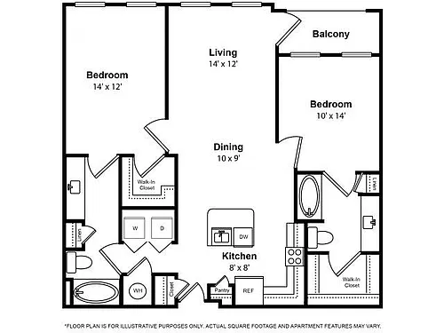 Floor plan Harrington - Closter