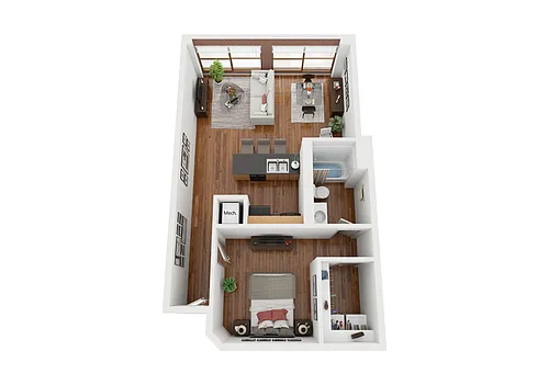 Floor plan 1E