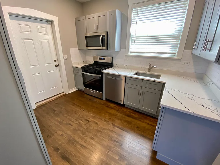 Kitchen and back door