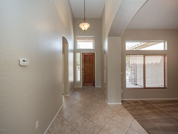 Entry with dining or den