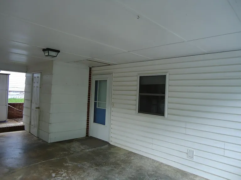 Carport/back door
