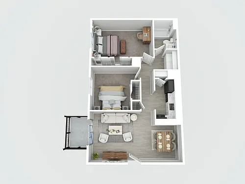 Floor plan 2 Bedroom Classic