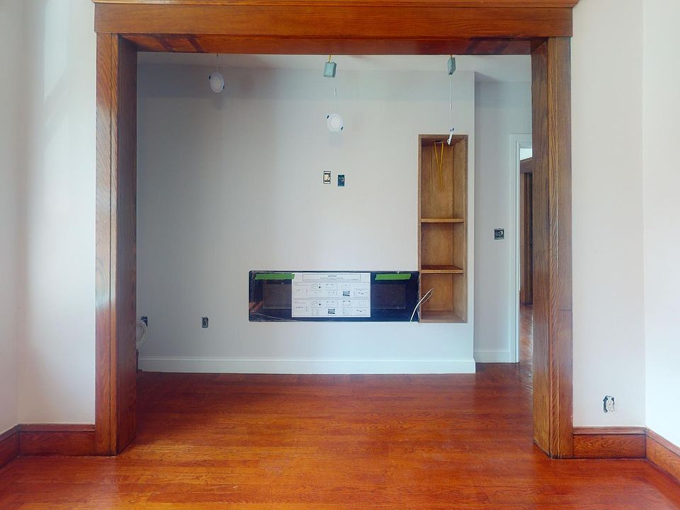 60 inch electric fire place to keep you cozy. High mount outlets for your flat screen.