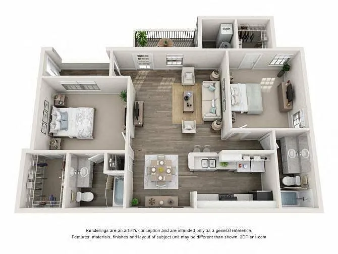 Floor plan The Passage - Elite