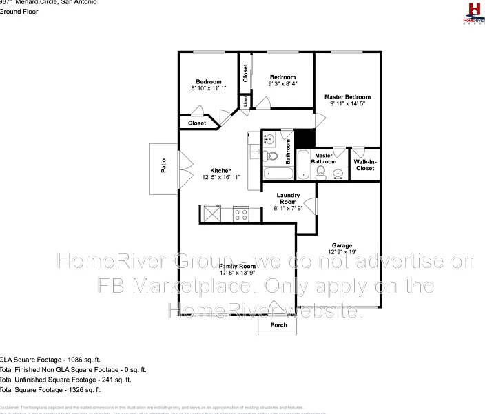 3 bed, 2.0 bath, 1312 sqft, $1,515 — Photo 2