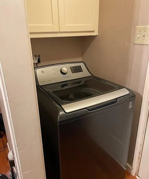 Washer and Dryer connections available.