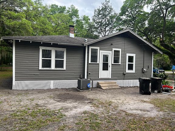 Left side of house
