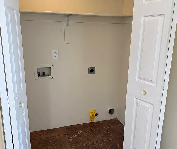Laundry closet