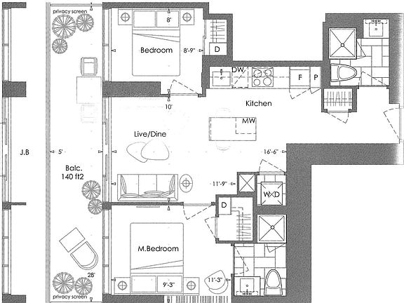3rd image of 7 Grenville St #2501