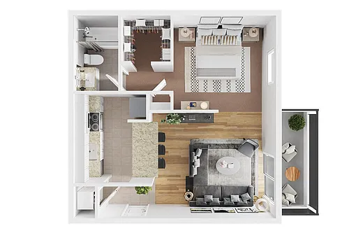 Floor plan A1R