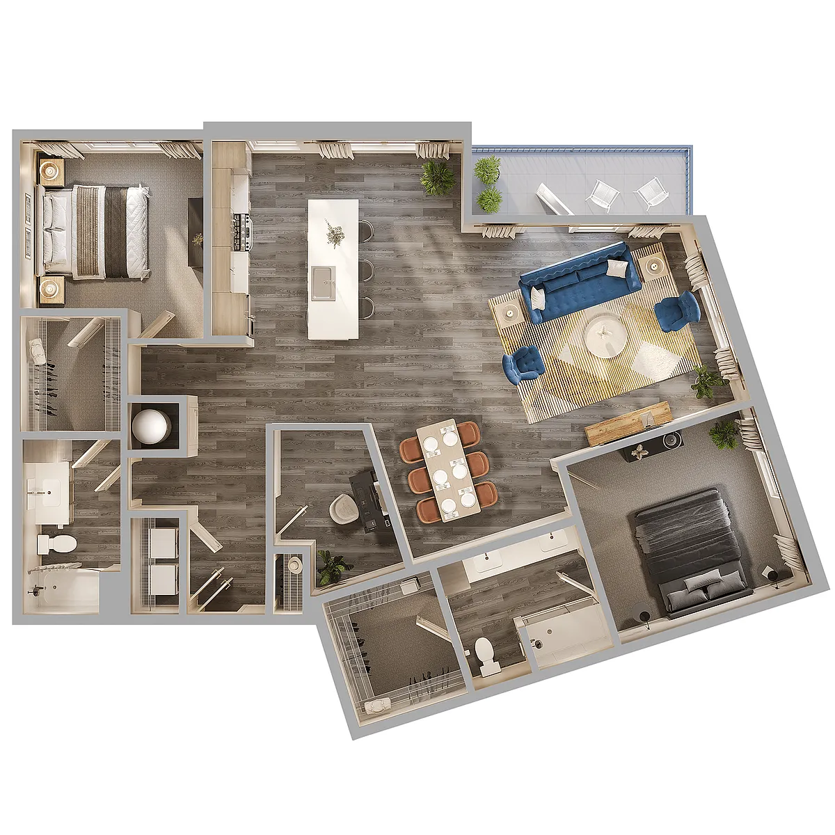 Floor plan B8D