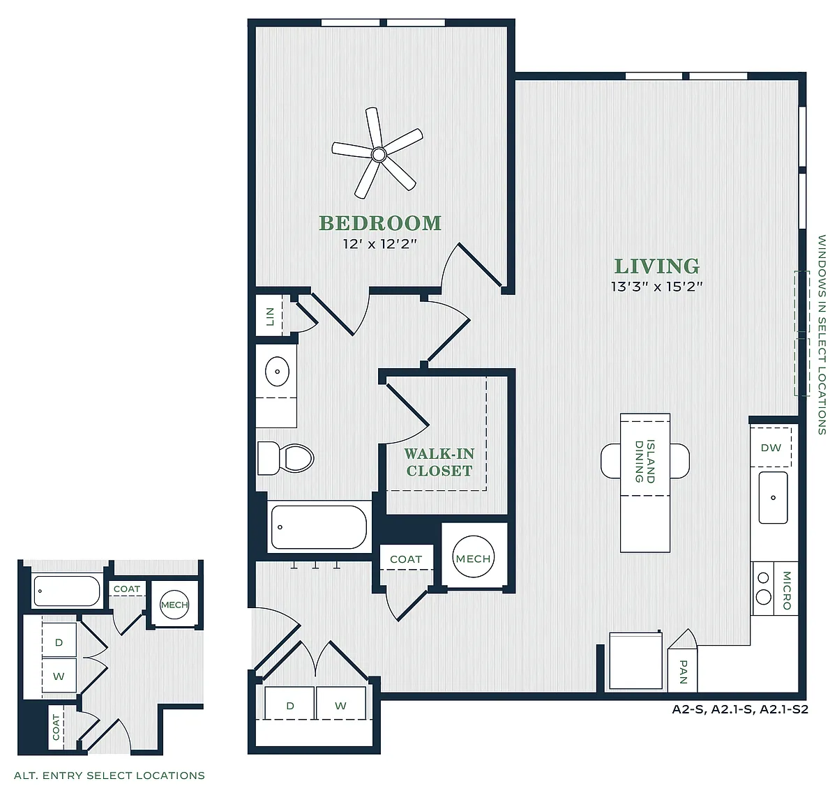 Floor plan A2a