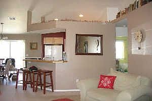 Spacious front room