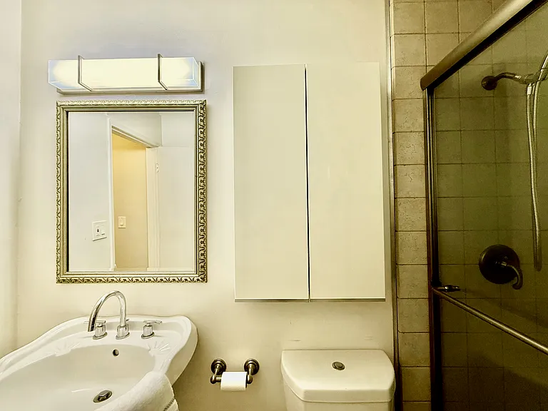 Upgraded Fixtures~Imported Italian Tiles in Large Shower.