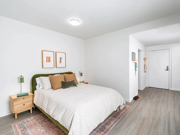 Enjoy the comfort of spacious bedrooms at Modera Woodstock, designed to offer a restful retreat with plenty of room to unwind and relax.
