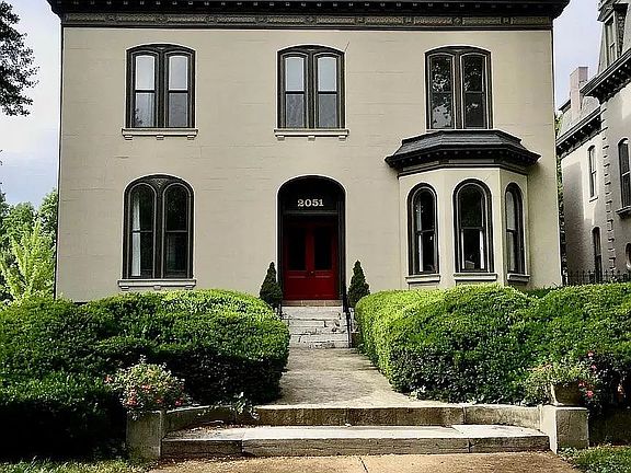 The 1869 mansion has been converted into four condominiums.