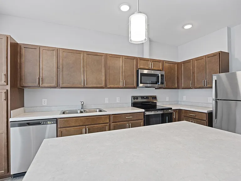 Cabinetry throughout for easy organization