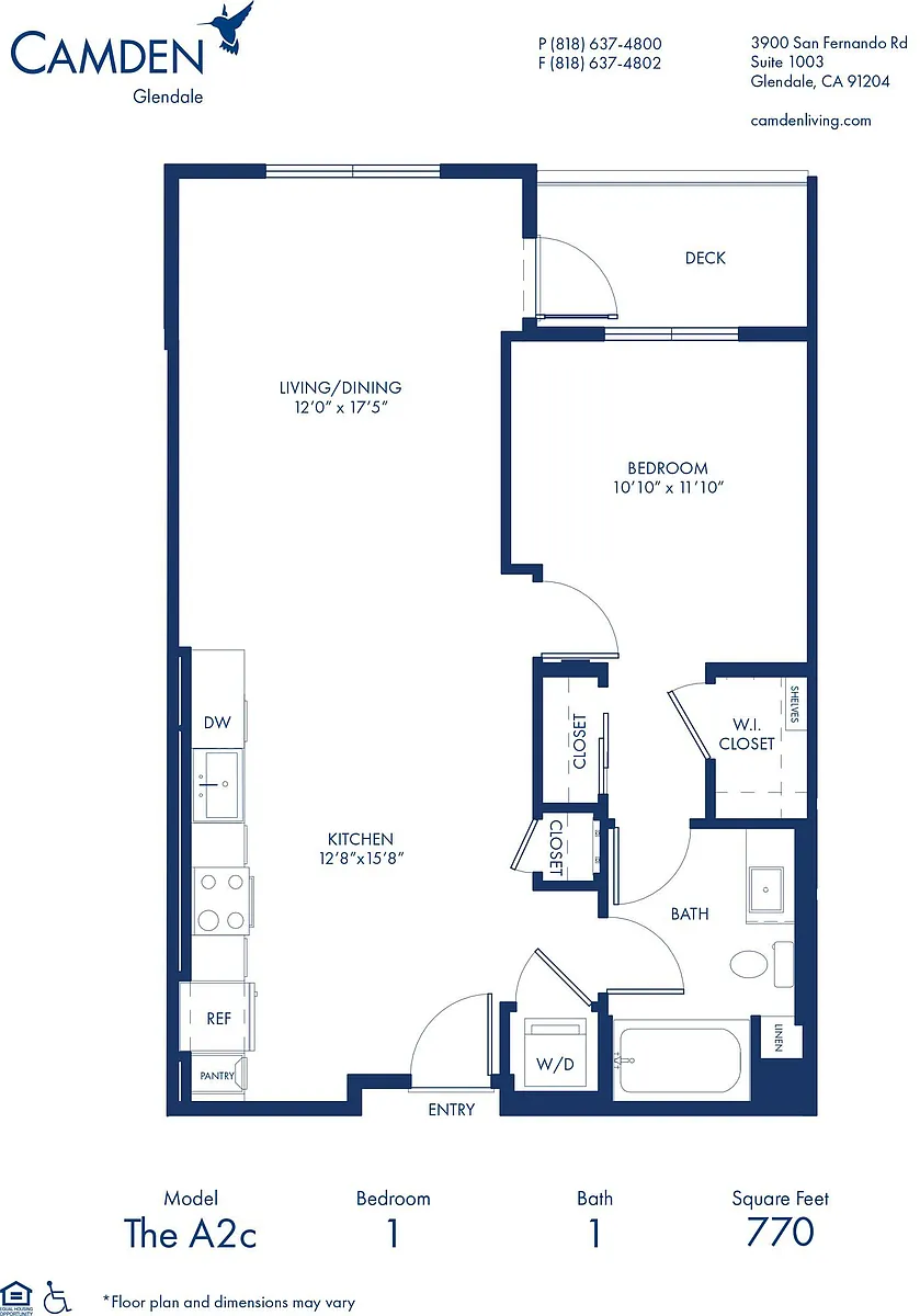 Floor plan A2C