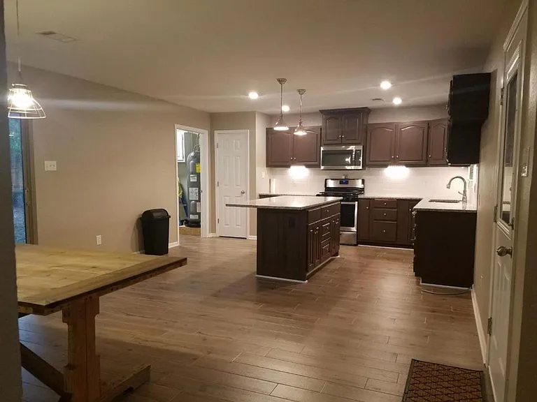 Kitchen and dining room