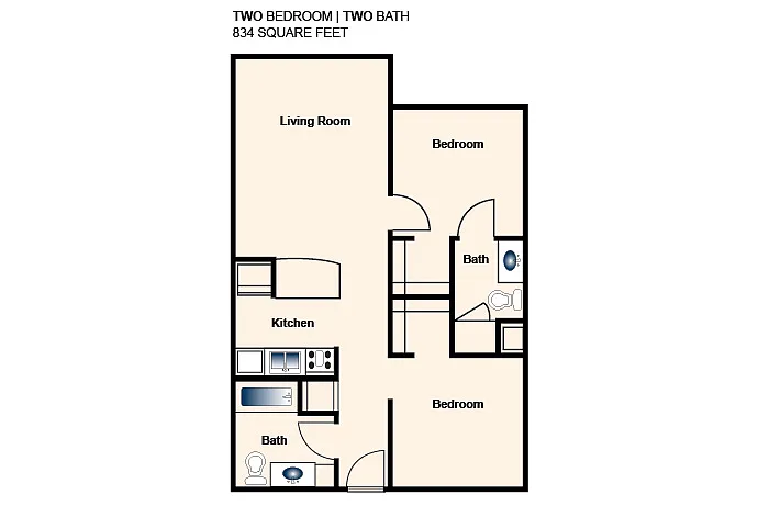 Floor plan 2X2