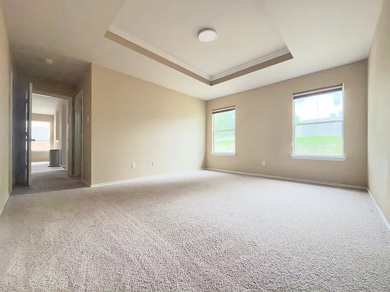 Primary Suite with bath and walk-in closet